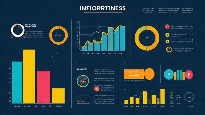 Infografía llamativa con colores y diseño modernos