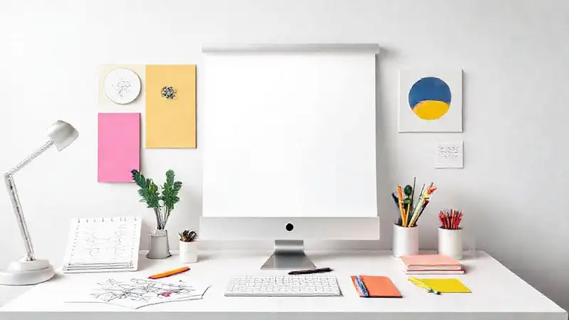 Herramientas modernas con colores vibrantes y simpleza