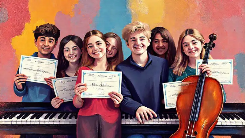 Estudiantes reciben certificados en un entorno inspirador