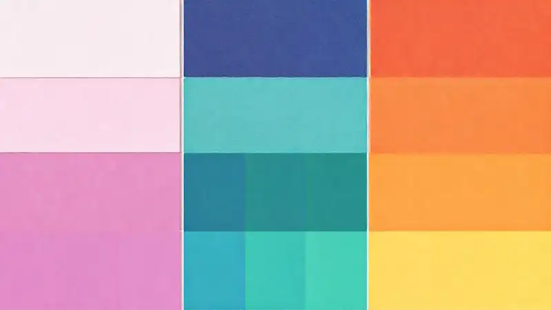 Paleta de colores vibrantes y armoniosos
