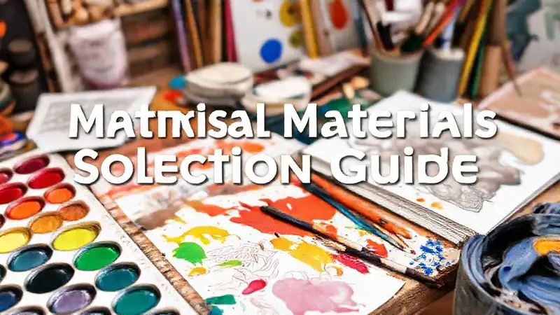 Guía de materiales y técnicas artísticas sostenibles
