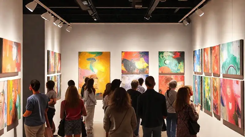 Arte vibrante que inspira bienestar emocional