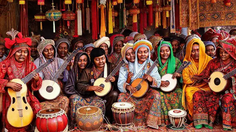 Diversidad cultural en música, vestimenta y festividades