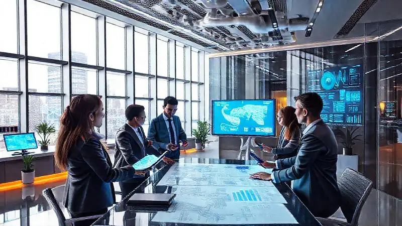 Gestión moderna de proyectos arquitectónicos con tecnología avanzada