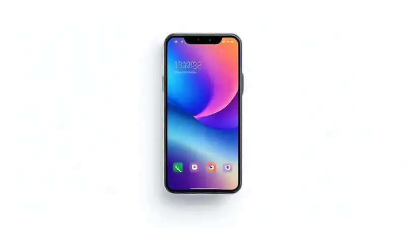Interfaz moderna, minimalista y colorida de smartphone