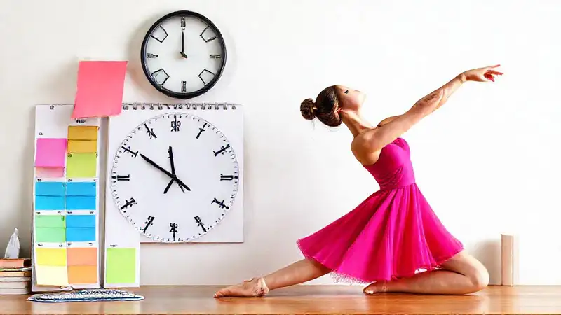 Calendario organizado y inspiración para bailar