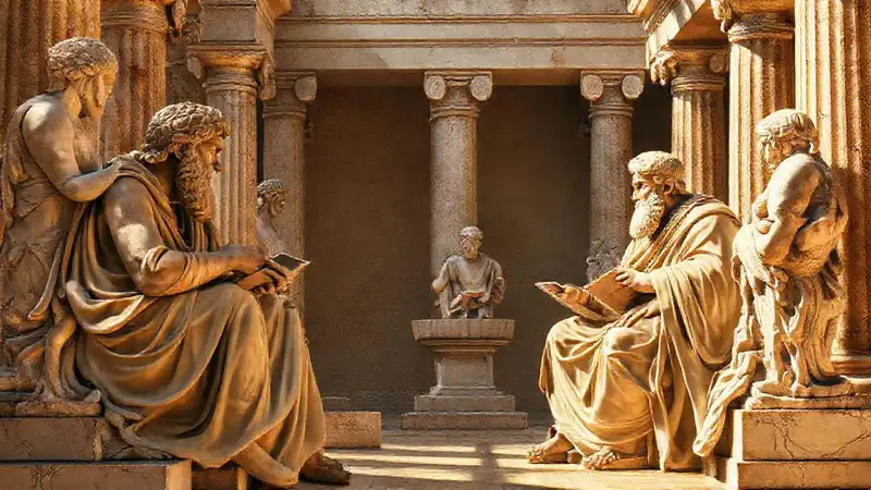 Filosofía y arte en estilo clásico griego