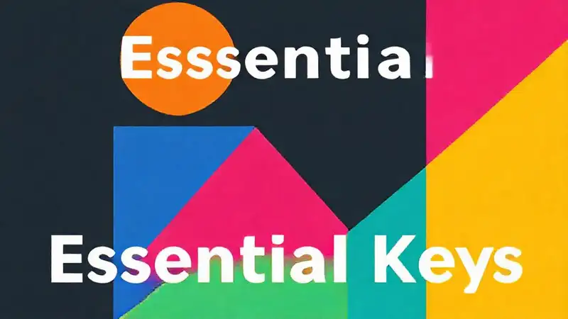 Diseño moderno con colores y formas simples