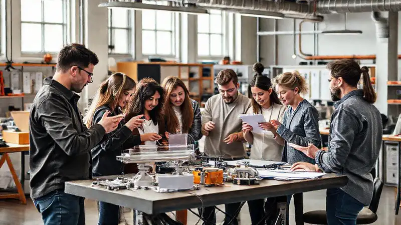 Colaboración y creatividad en diseño innovador