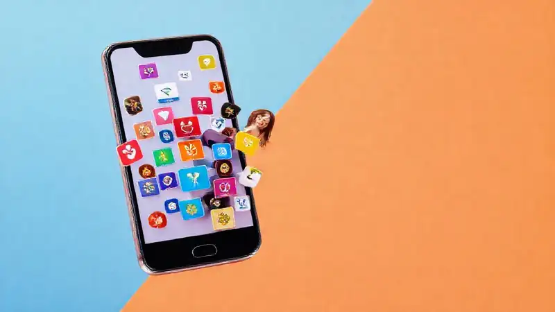 Teléfono vibrante y moderno con diseño innovador