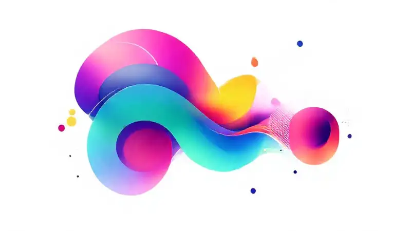 Diseño gráfico moderno, vibrante y minimalista
