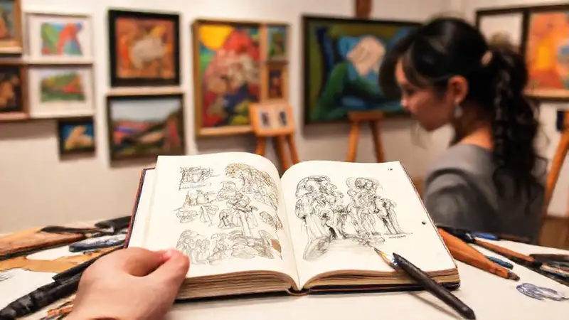 Observación artística en un entorno inspirador
