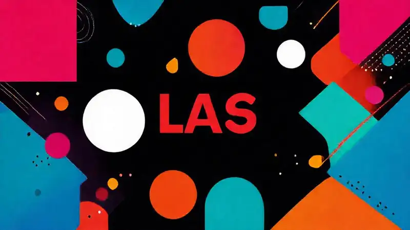 Diseño moderno con formas y colores vibrantes